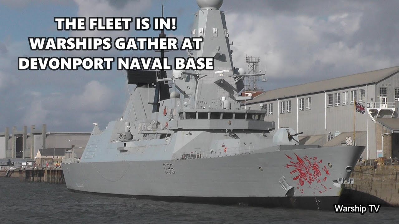THE FLEET IS IN AT DEVONPORT! WARSHIPS GATHER AT DEVONPORT NAVAL BASE 13 9 25