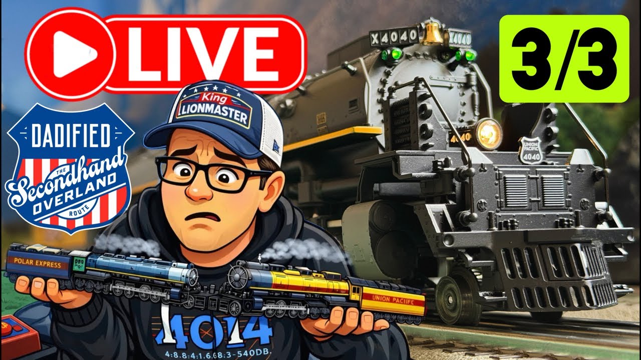 LIVE with DADIFIED! O-Gauge Trains & More!
