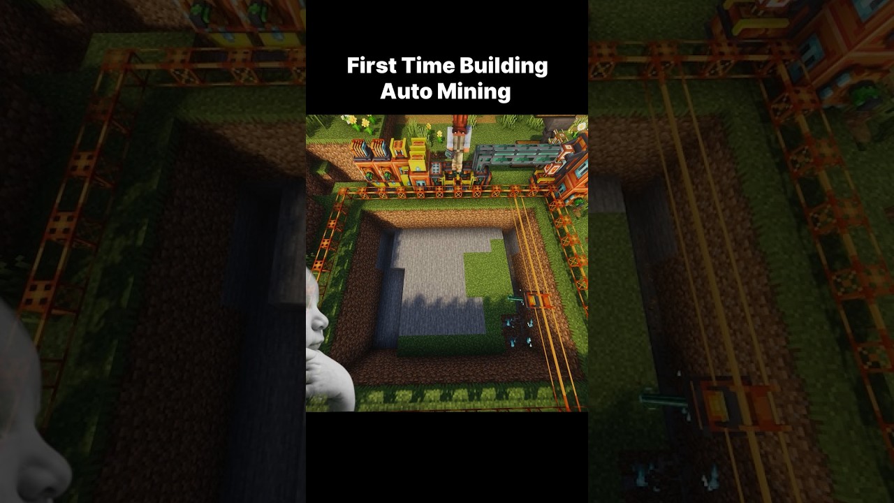 First Time Building Auto Mining Using Tech Mods