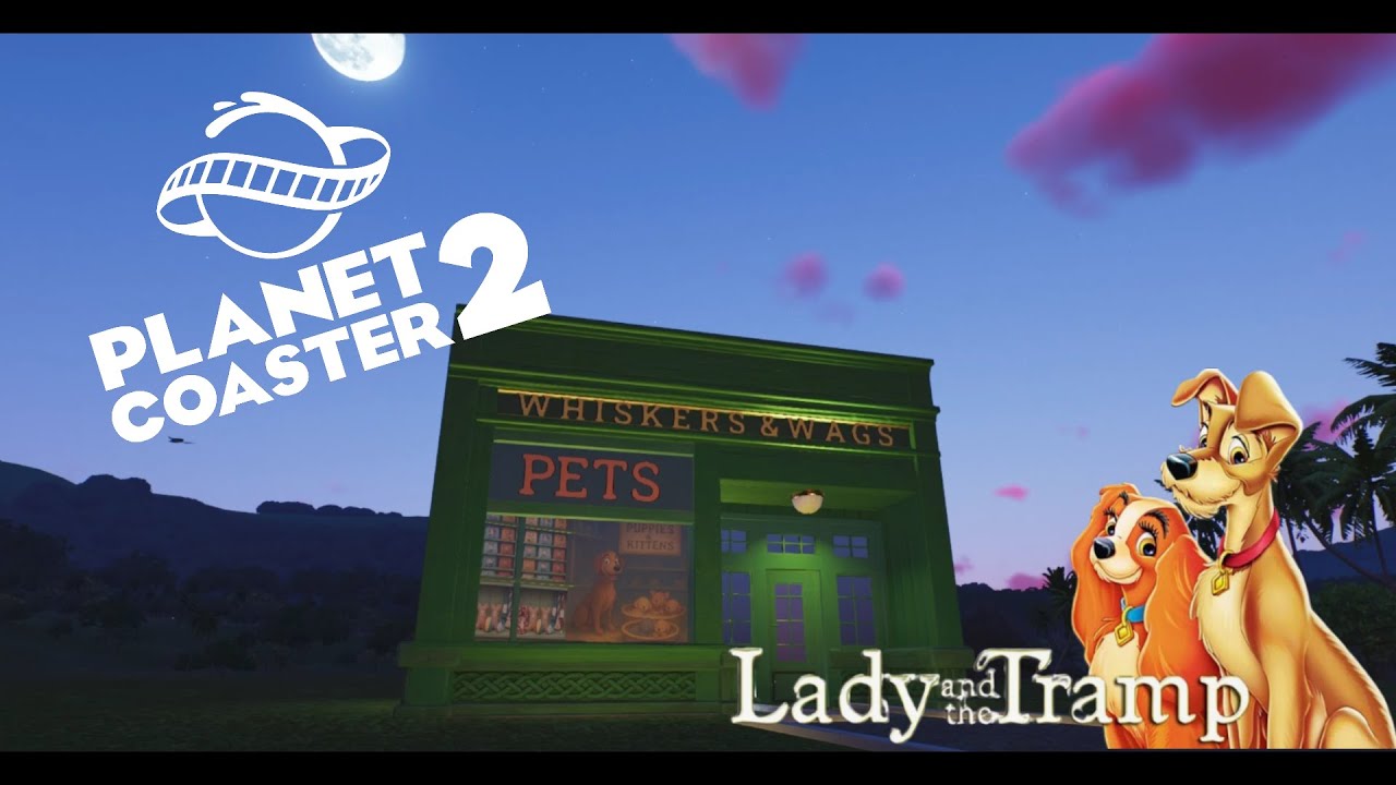 A Lady and the Tramp-Inspired Pet Shop | Planet Coaster 2