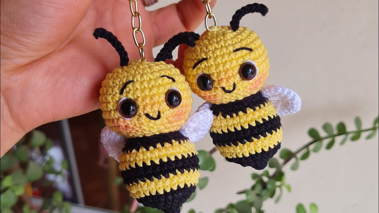 Abejita tejida | como tejer abejita  a crochet | super fácil 