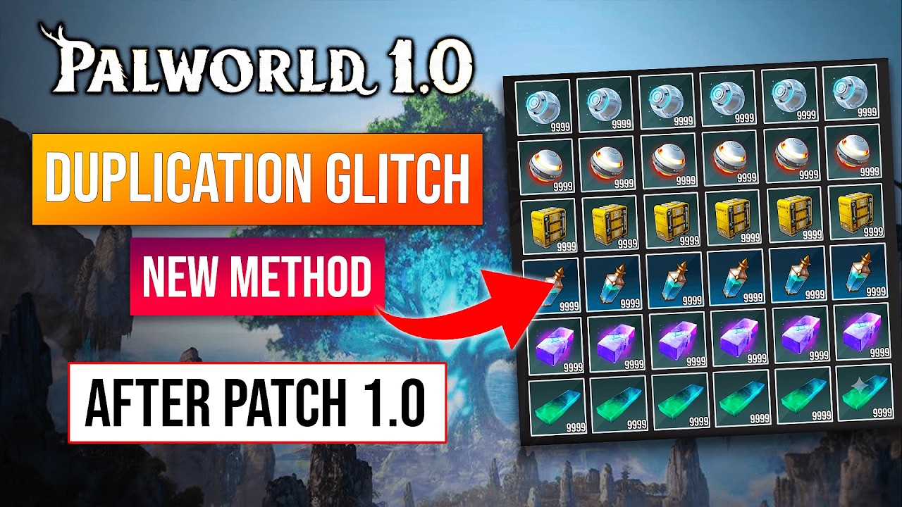 ✅ PALWORLD DUPLICATION GLITCH 1.0 ✅ | NEW DUPLICATION GLITCH FOR UNLIMITED MATERIALS!