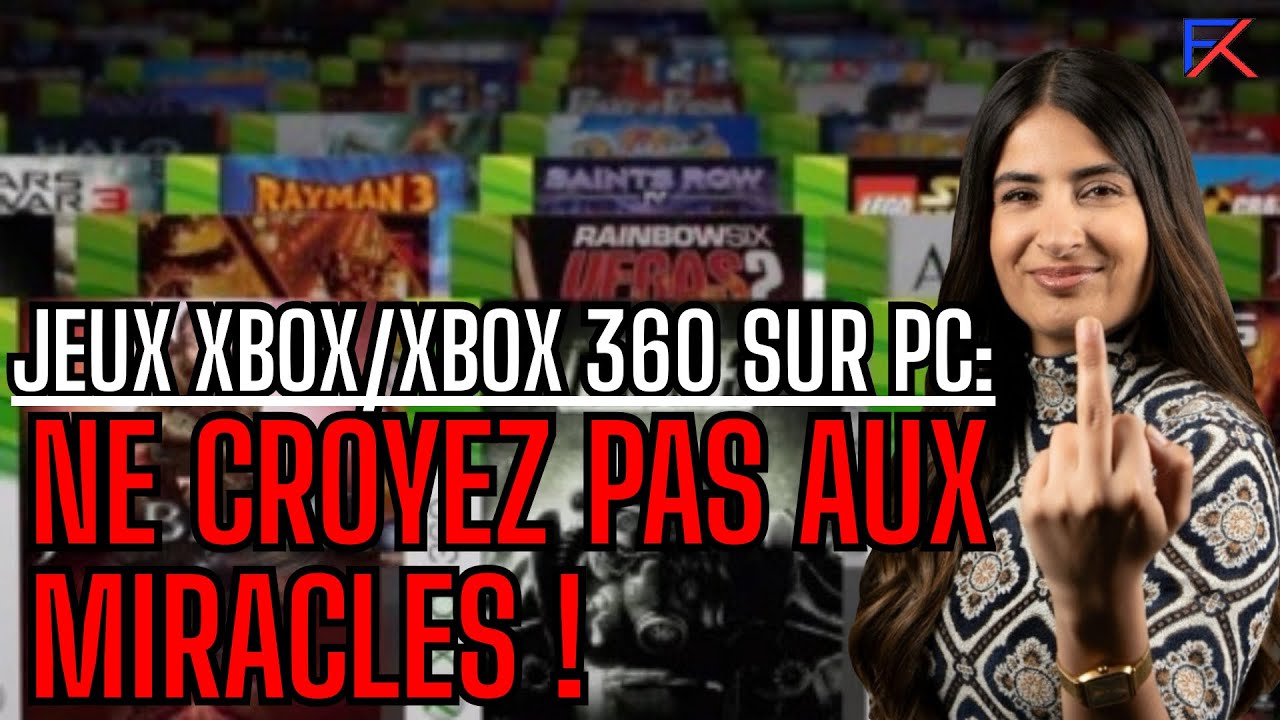 Jeux classics Xbouze sur PC, sa sent la douille !