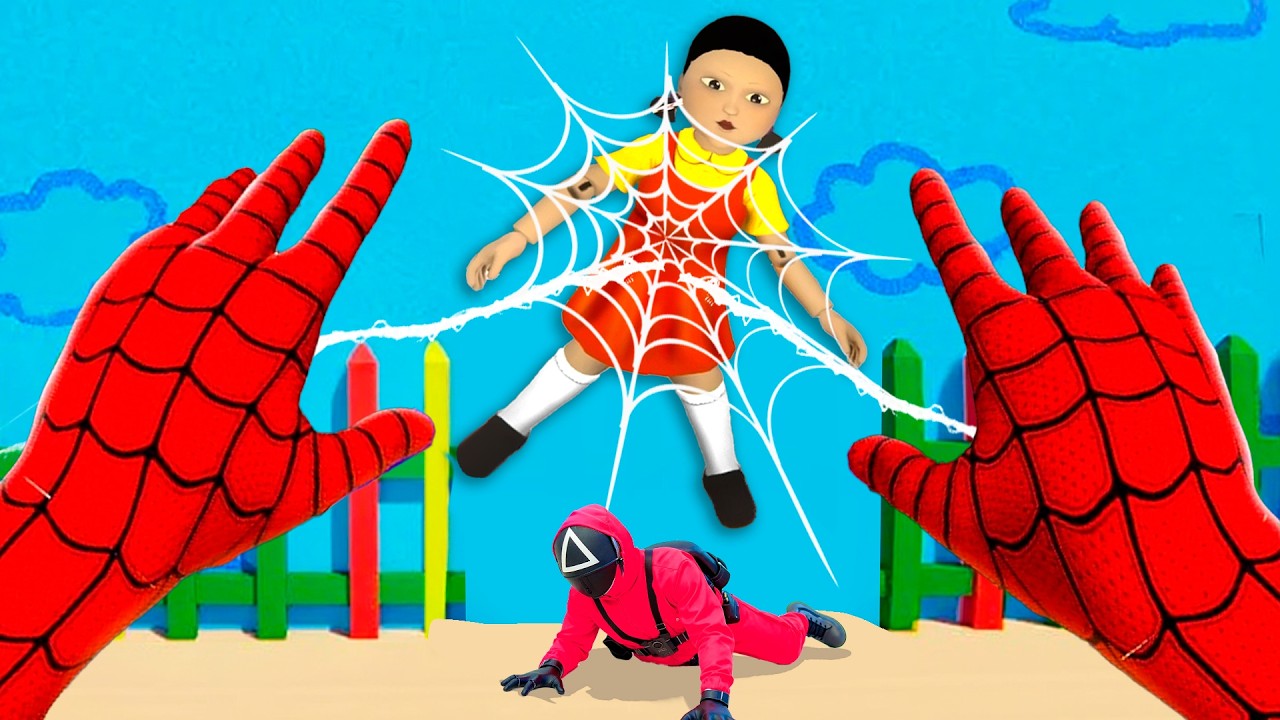 SPIDERMAN Plays Squid Game In VR - Bonelab VR Mods