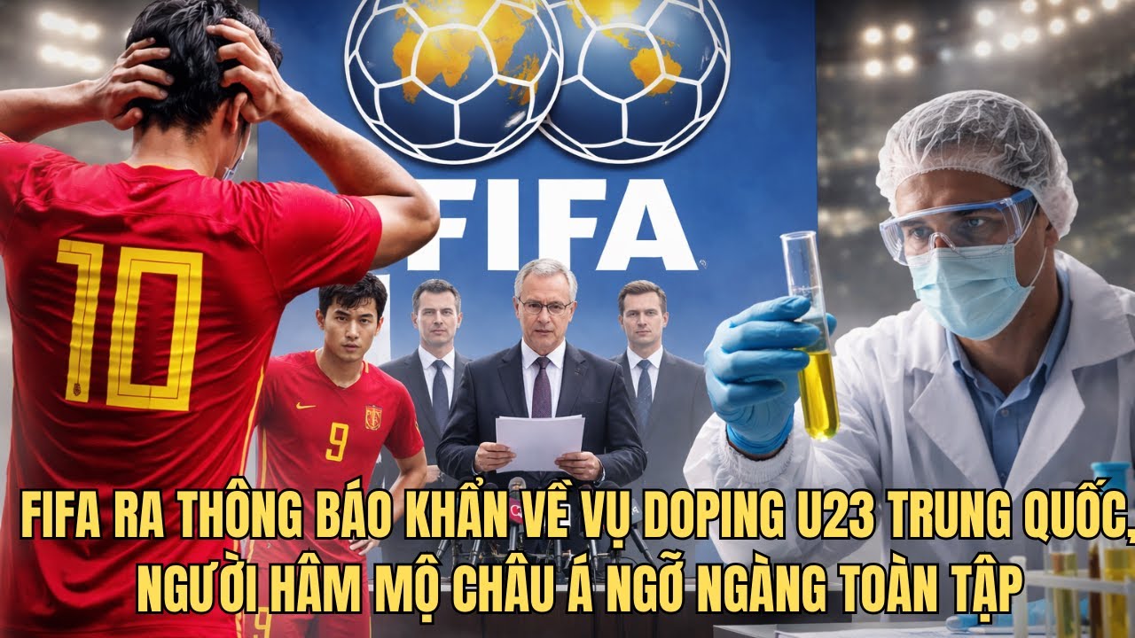 FIFA Ra Thông Báo Khẩn Về Vụ Doping U23 Trung Quốc, Người Hâm Mộ Châu Á Ngỡ Ngàng Toàn Tập