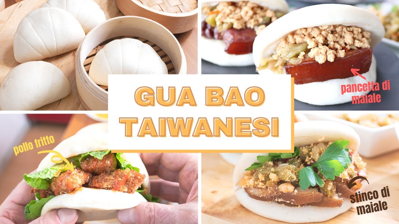 🥢 Gua Bao, i panini a forma di portafogli cotti a vapore | RICETTA CUCINA TAIWANESE