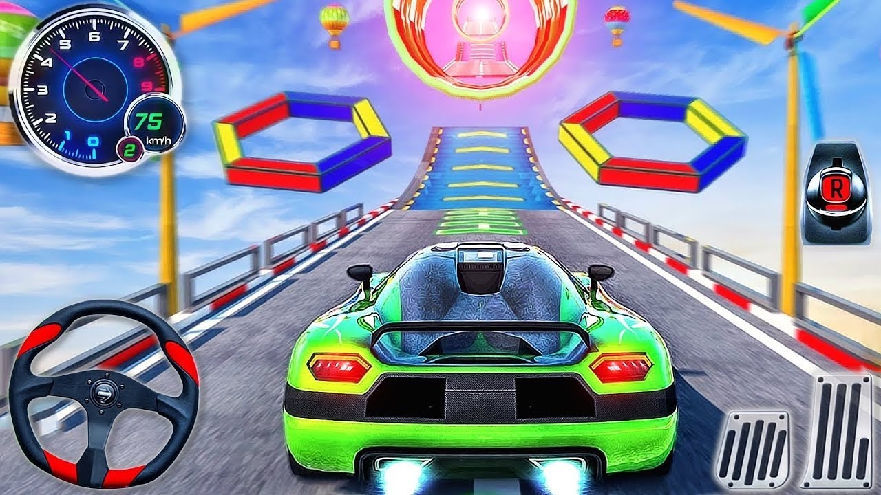 Impossible mega ramp challenge car stunt 😱🤯 #cardrivingstunts #games #cardrivinggame #viralvideo 