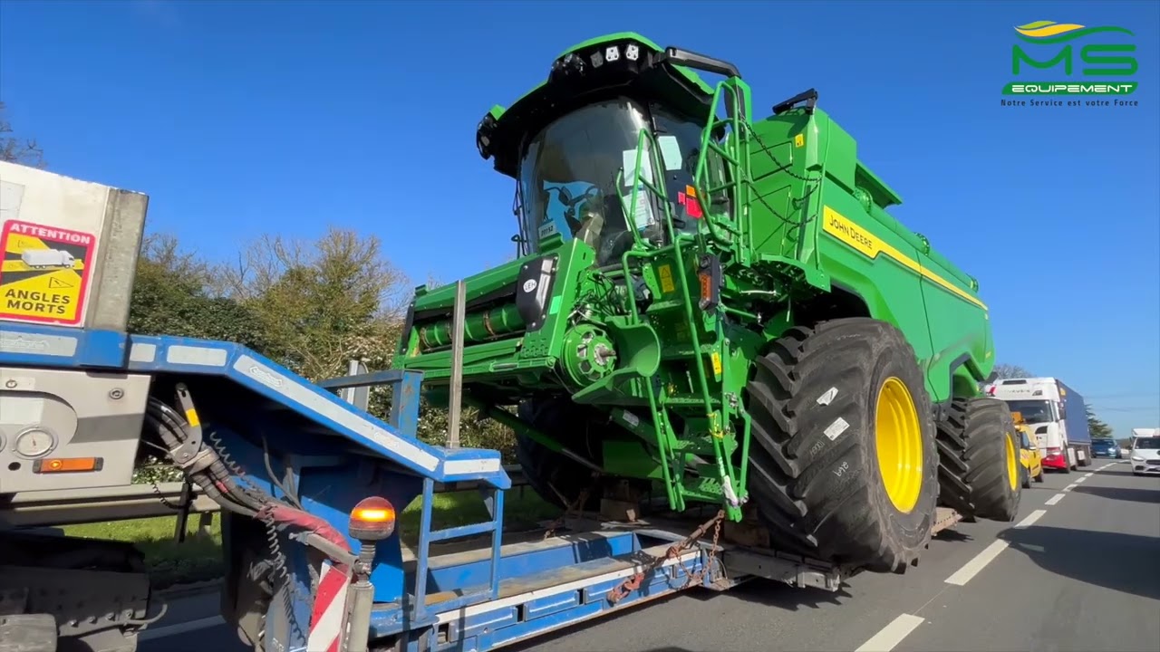 PREMIÈRE X9 JOHN DEERE EN BRETAGNE 😍💨 #msequipement