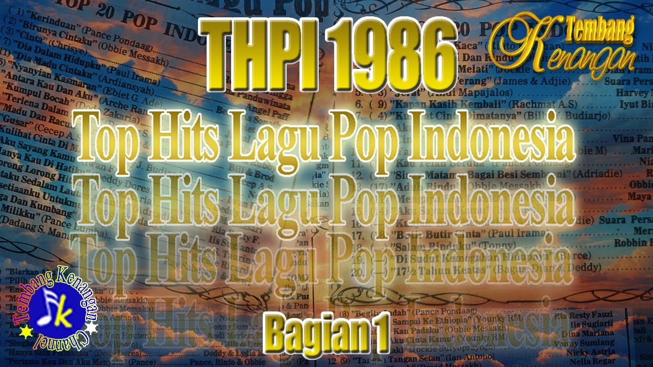 THPI (Top Hits Lagu Pop Indonesia) Tahun 1986 Bagian 1