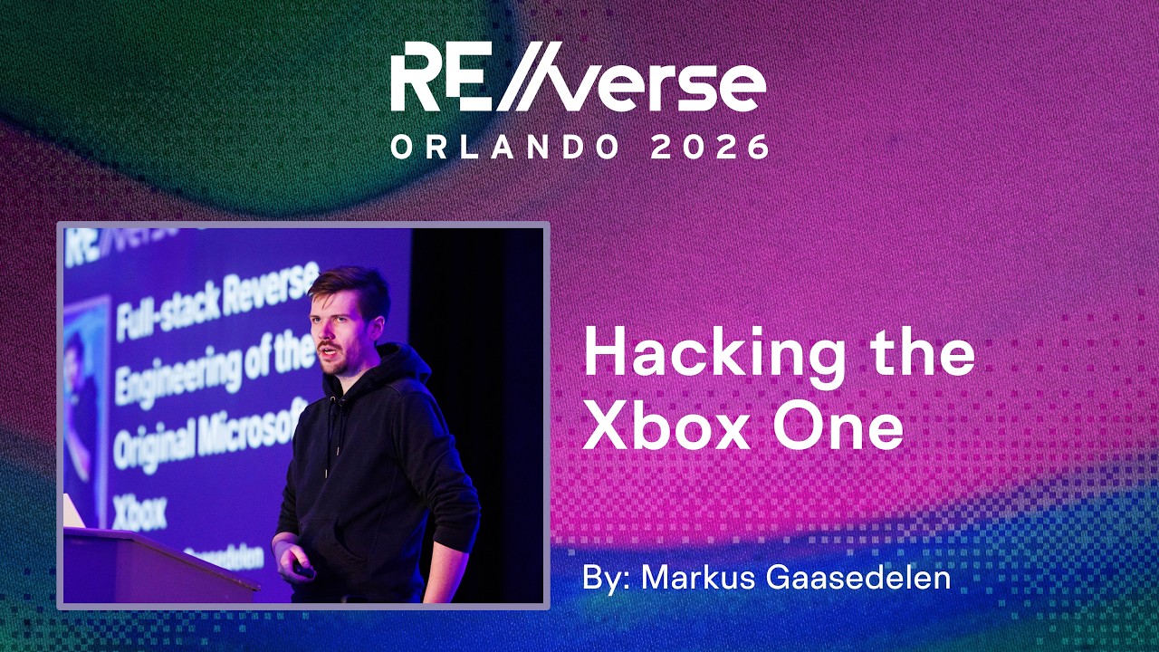 RE//verse 2026: Взлом Xbox One от Маркуса &laquo;doom&raquo; Гааседелена