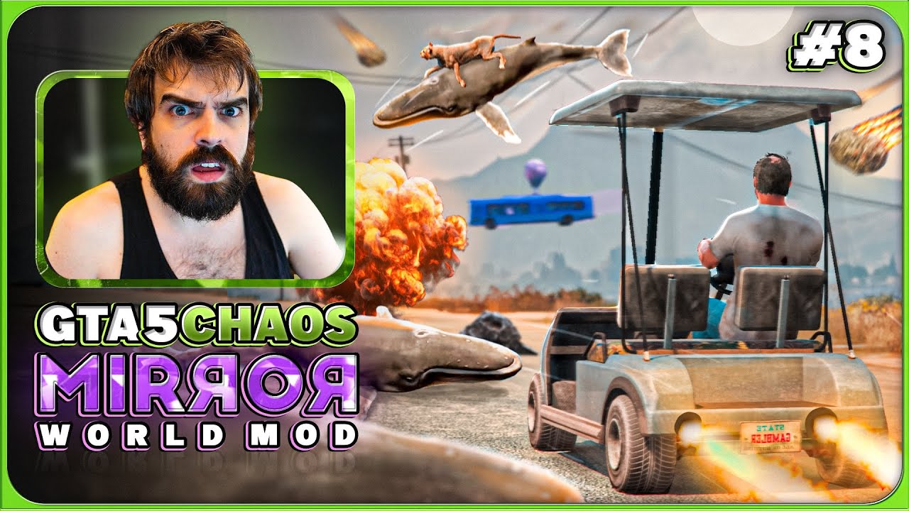 GTA 5 Chaos Mod Challenge: Mirror World & Rainbomizer Madness! Episode 8 - S07 E08