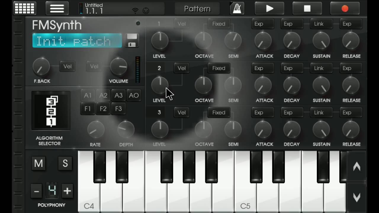 Como usar FMSYNTH de CAUSTIC 3