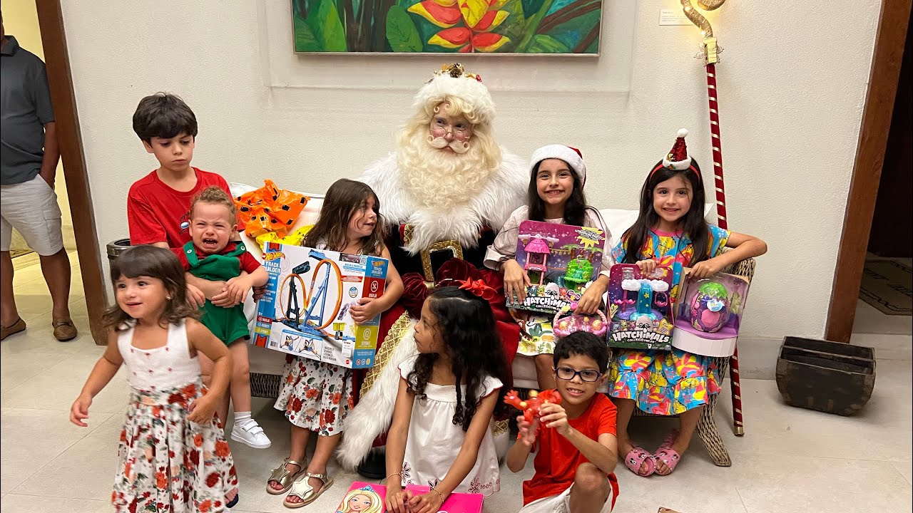 A chegada do Papai Noel no Natal de 2022