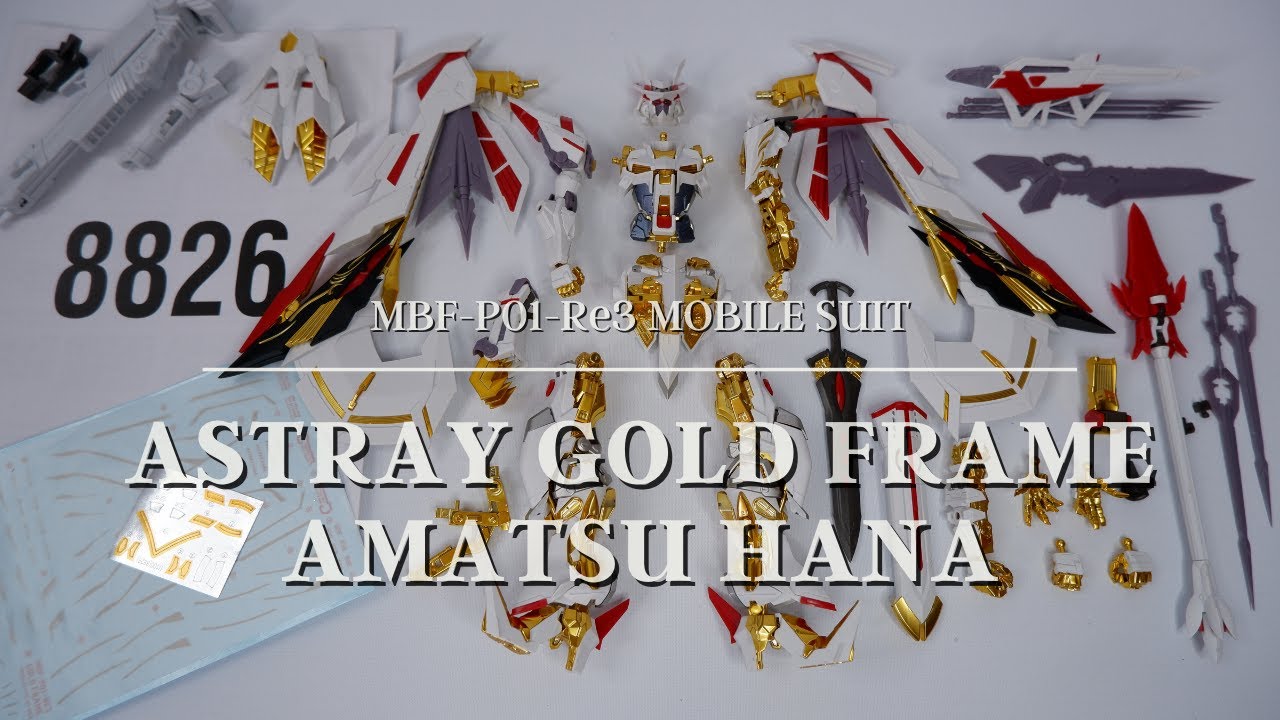 DABAN 8826 MG 1/100​ Astray Gold Frame Amatsu Hana ASMR Unboxing and Stop Motion Build