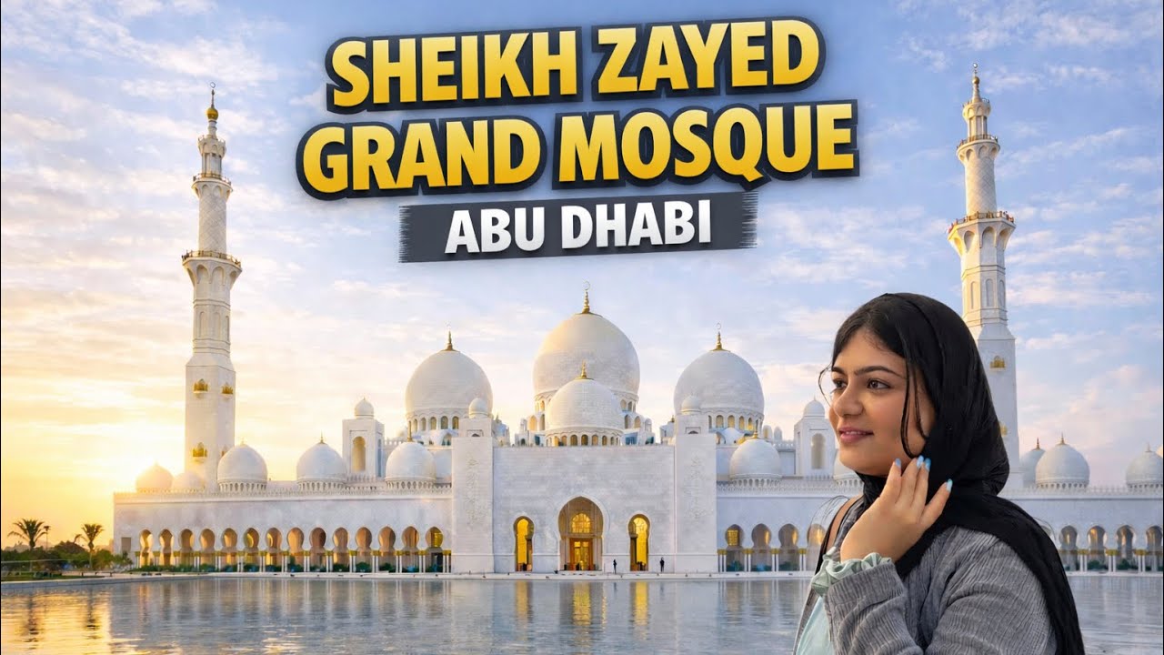 Sheikh Zayed Grand Mosque, Abu Dhabi | World's Most Beautiful Mosque | Travel Vlog