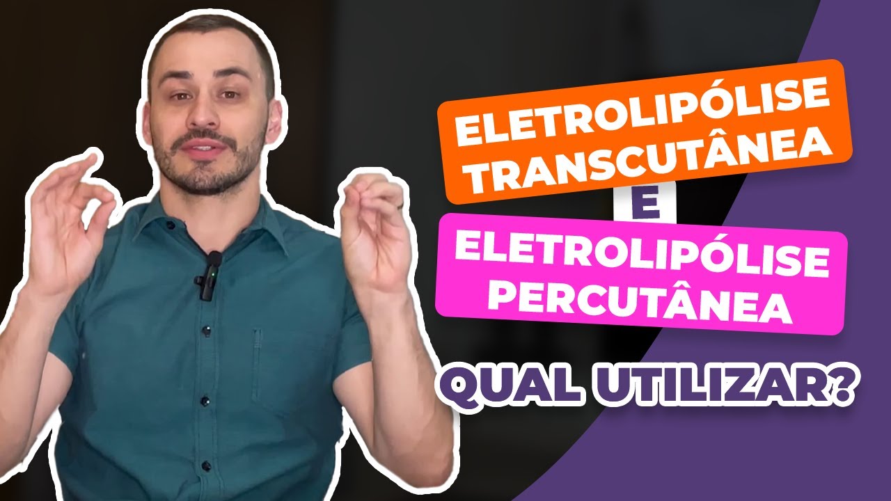 Eletrolipólise - Formas de aplicação com agulhas e eletrodos | Professor Ricardo Ávila