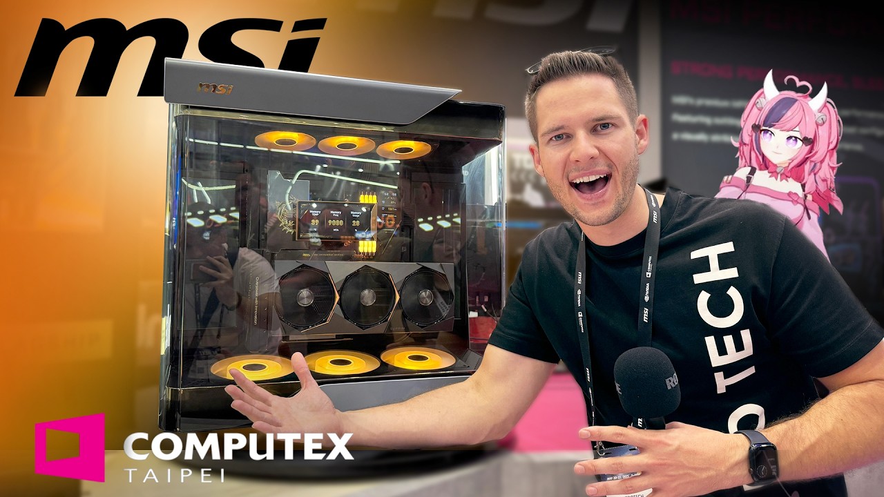 Coolest new tech at Computex 2025 - Msi booth tour edition