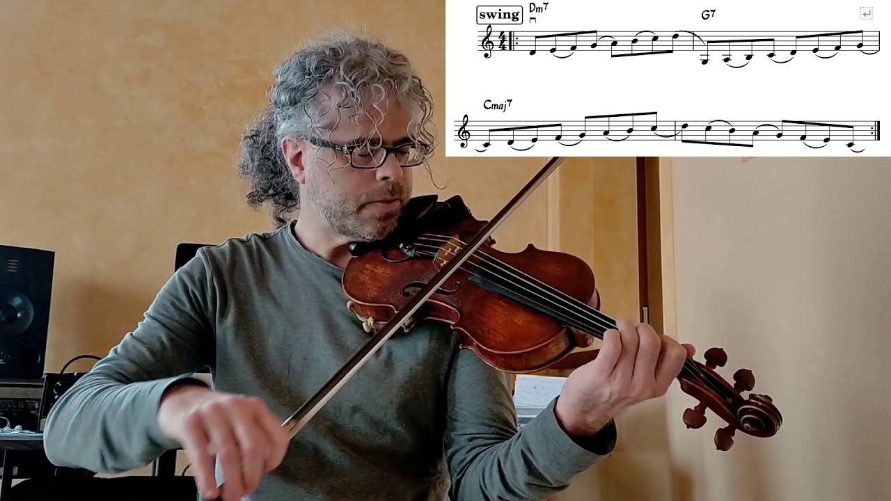 #2 Jazz Violin, II - V - I progression - Violino Jazz, cadenza II - V - I