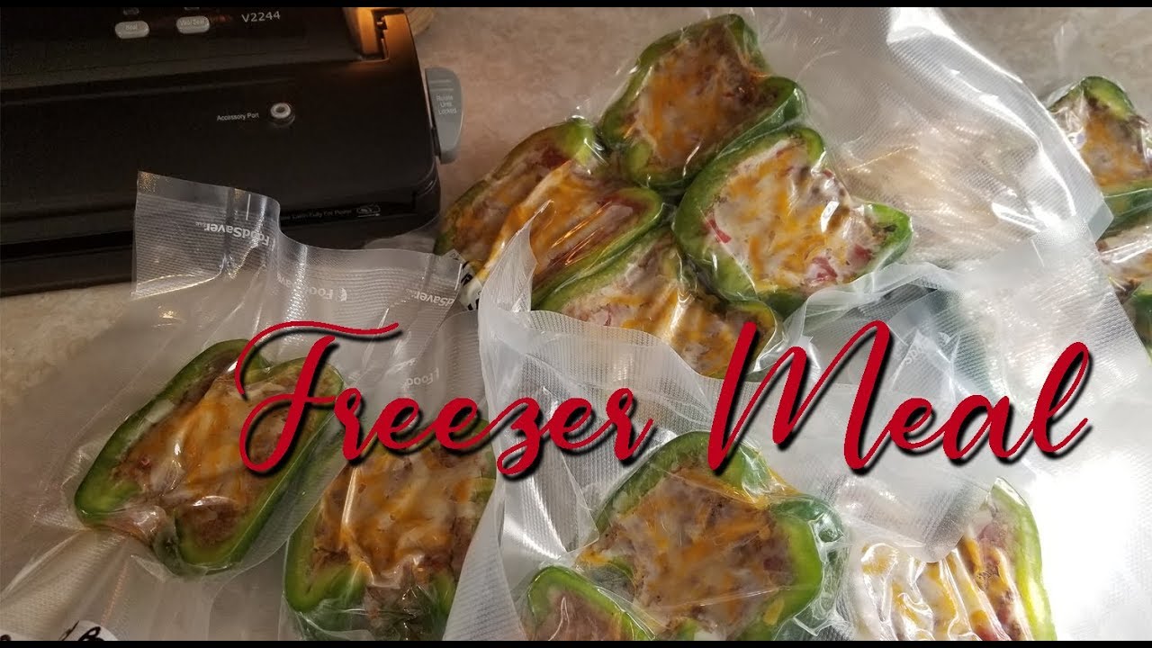 Stuffed Bell Peppers for the Freezer