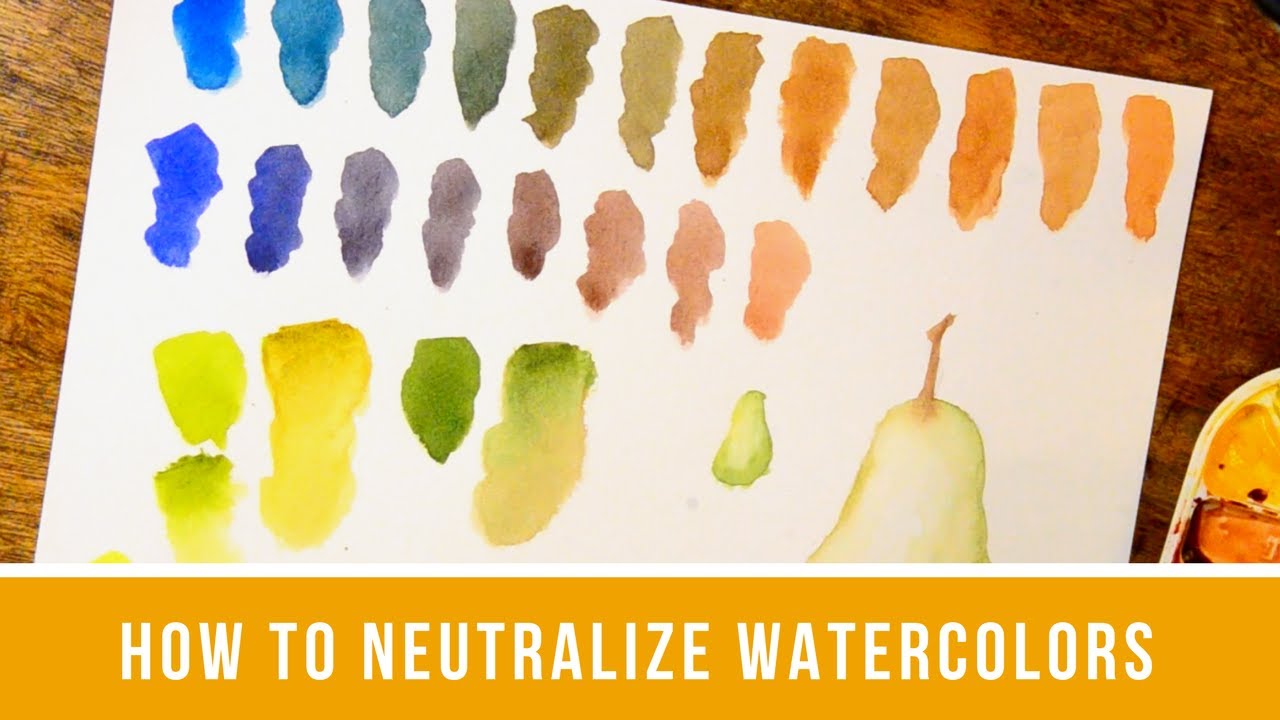Neutralizing Watercolors - How to Lessen Intensity or Tone Down Colors