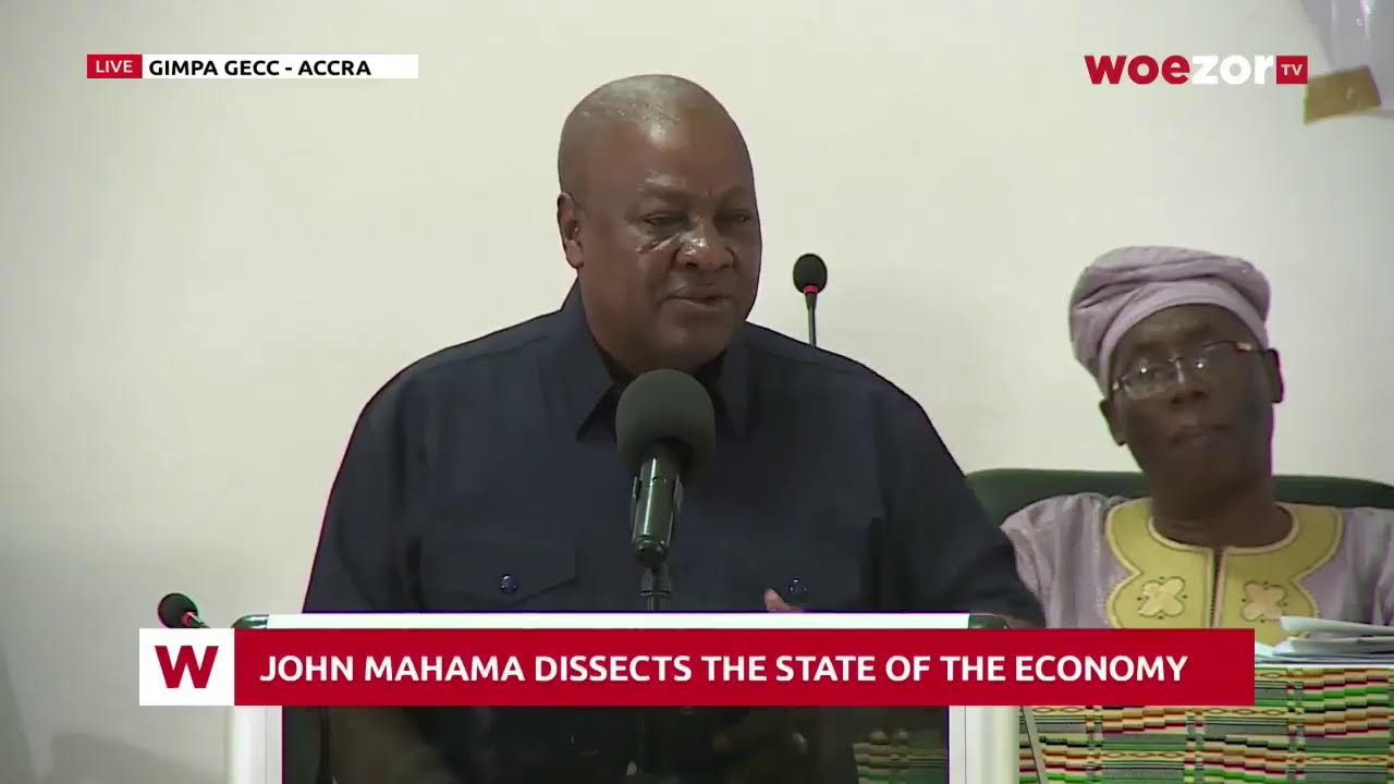 WoezorTV Live | Former President John Mahama speaks on the economy | Think Progress Ghana Launch