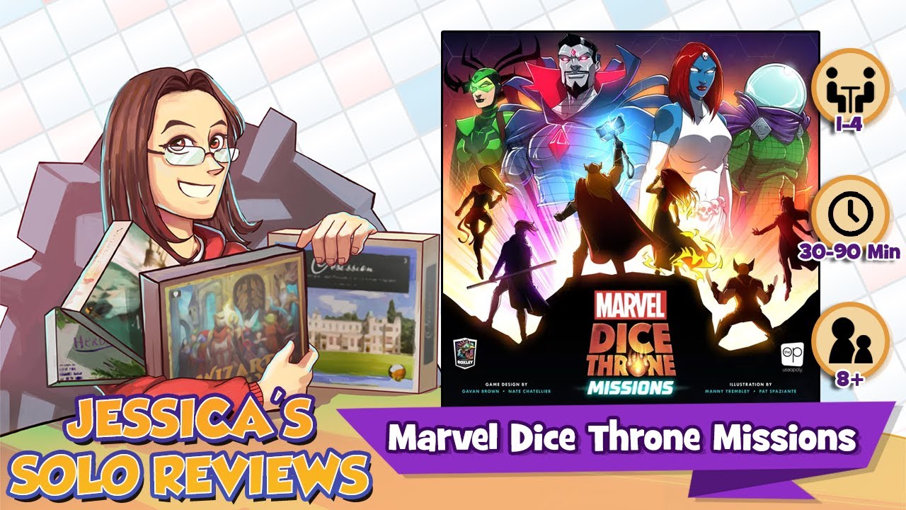 Jessica's Marvel Dice Throne Missions Solo Review