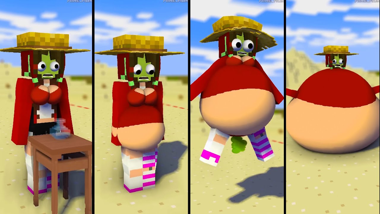 ALL JJ_s Sister finds the Treasure JJ under the sand  | Minecraft Mix