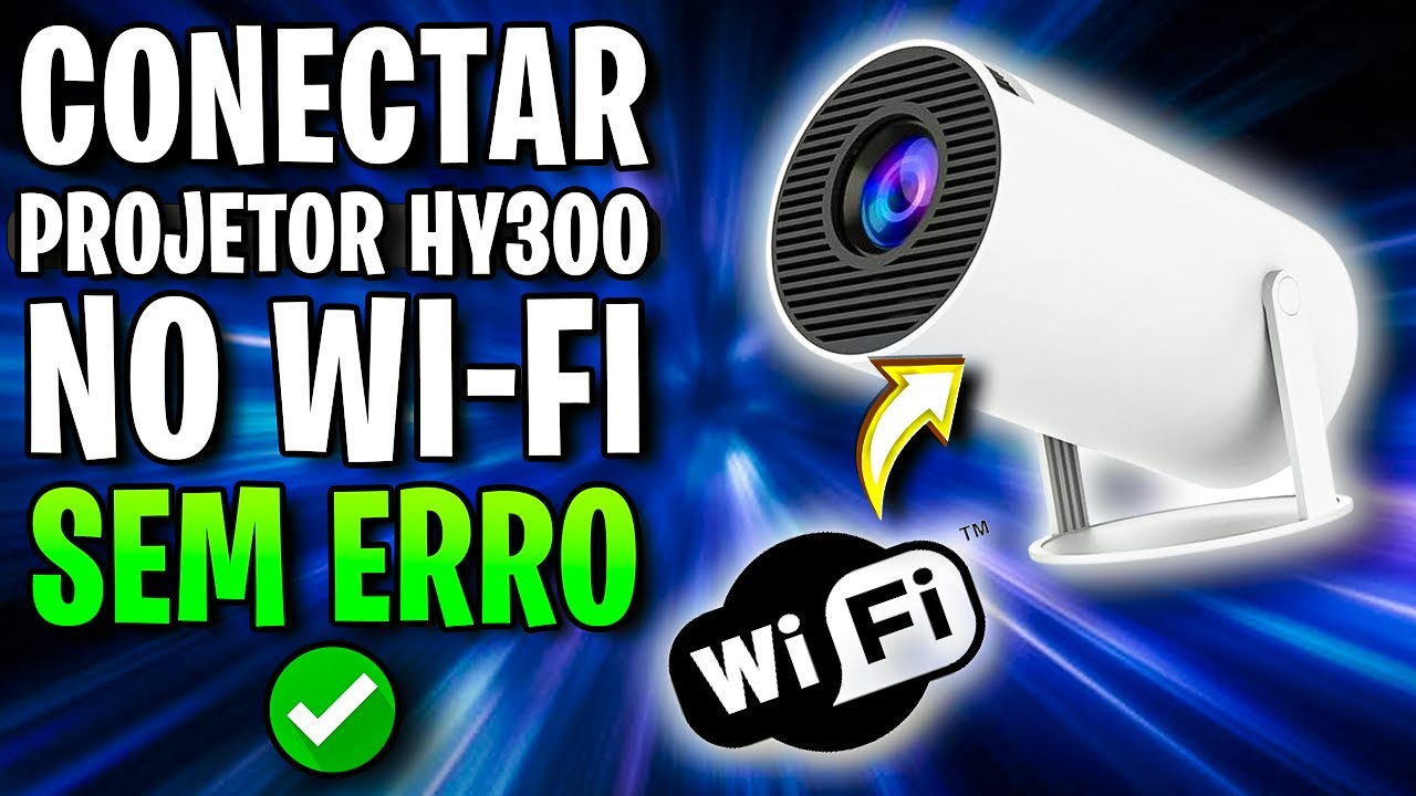 [SEM ERRO✅] Como Conectar Projetor HY300 no Wi-fi (como conectar projetor HY300 na internet)