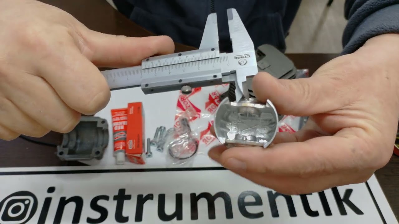 Цилиндр с поршнем для бензопил MS 180 Winzor Metal Box