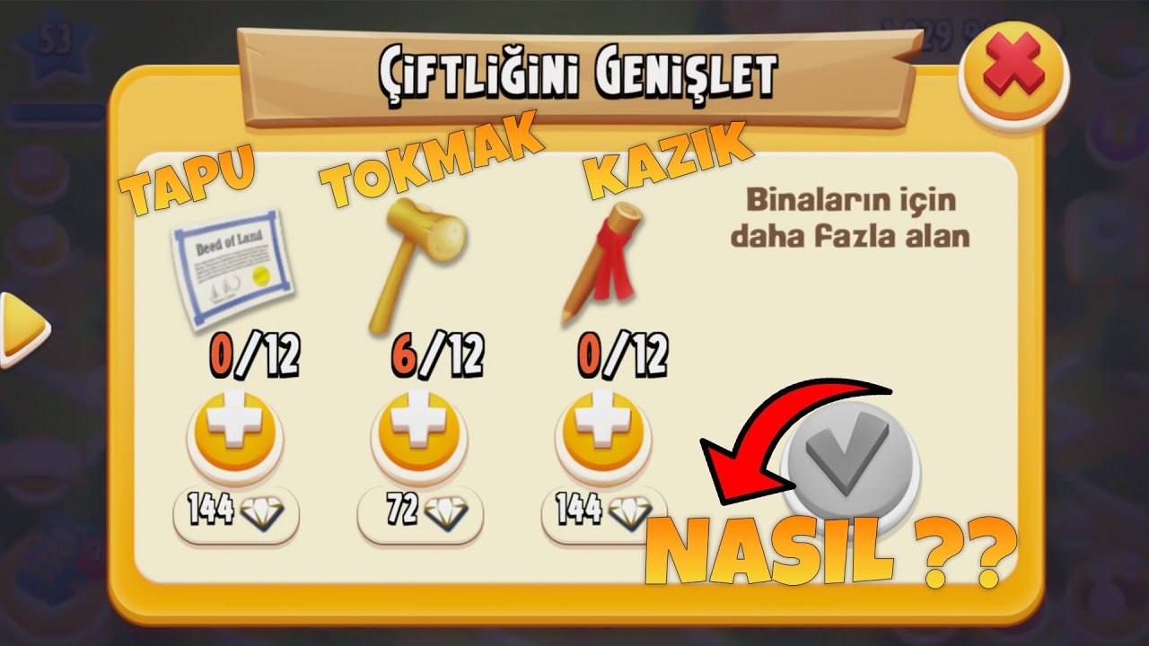 HAY DAY | TAPU , TOKMAK , İŞARET KAZIĞI NASIL VE NEREDEN KAZANILIR ?