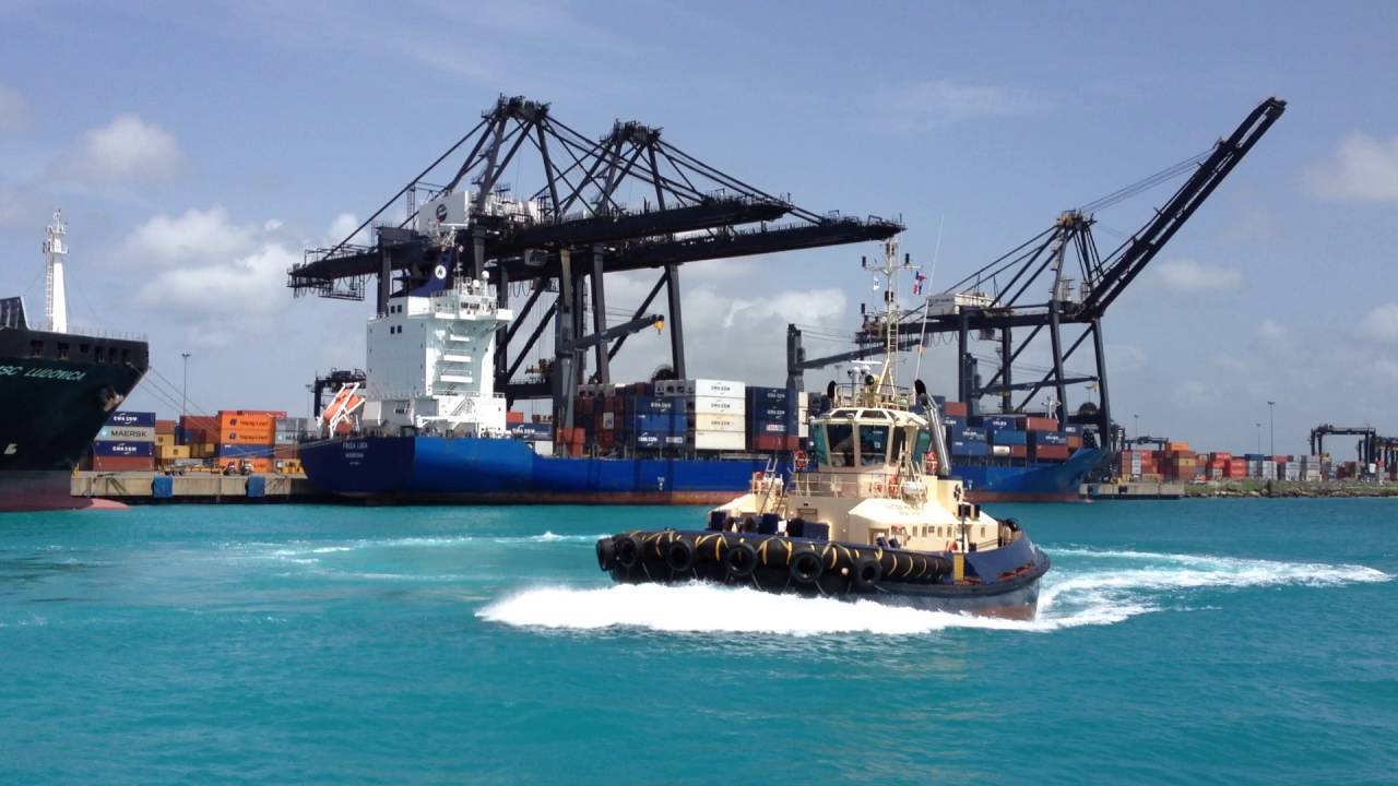 SVITZER Maimon 71 TBP new DAMEN ATD 2412 at DP World Caucedo