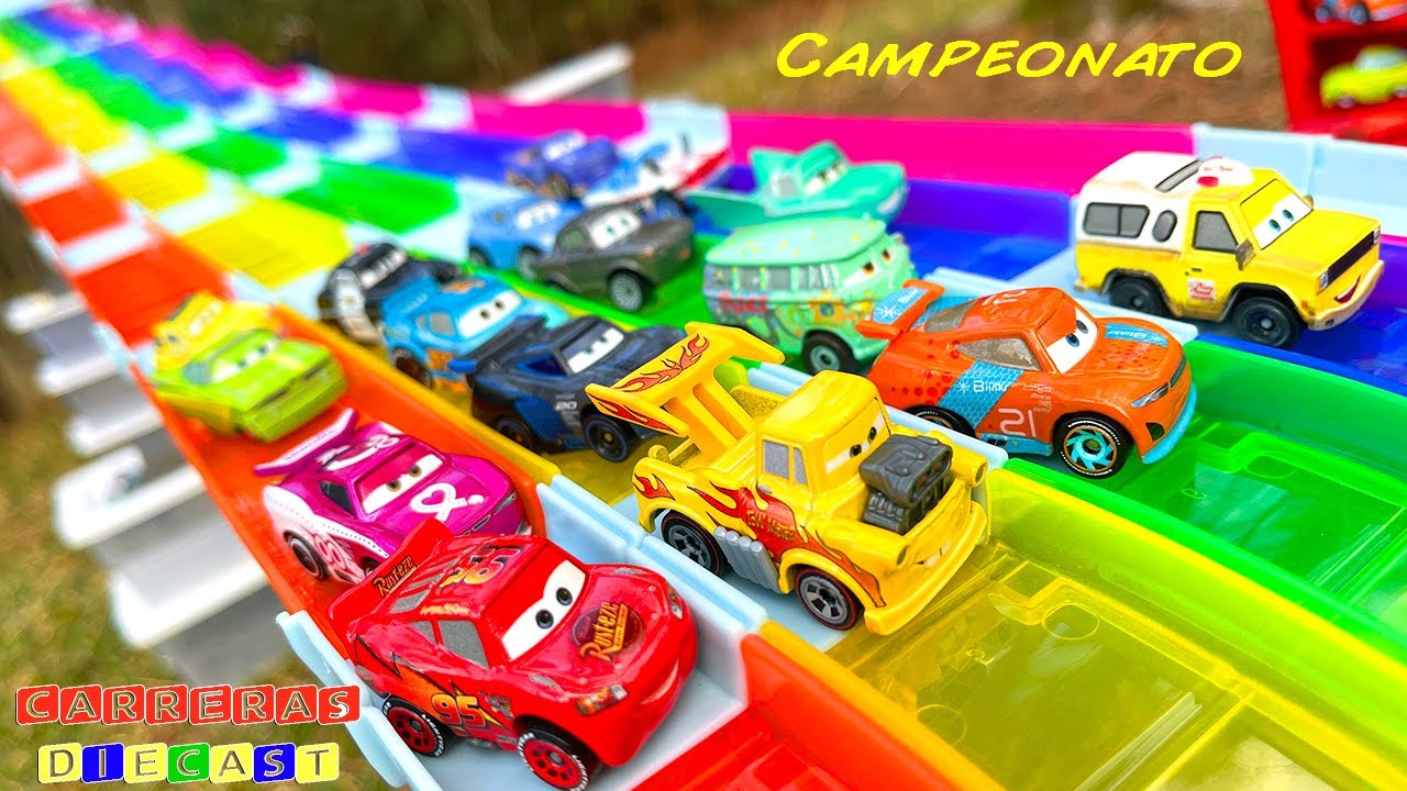 CARS MINI RACERS DIECAST CAMPEONATO CENDA ARCOIRIS