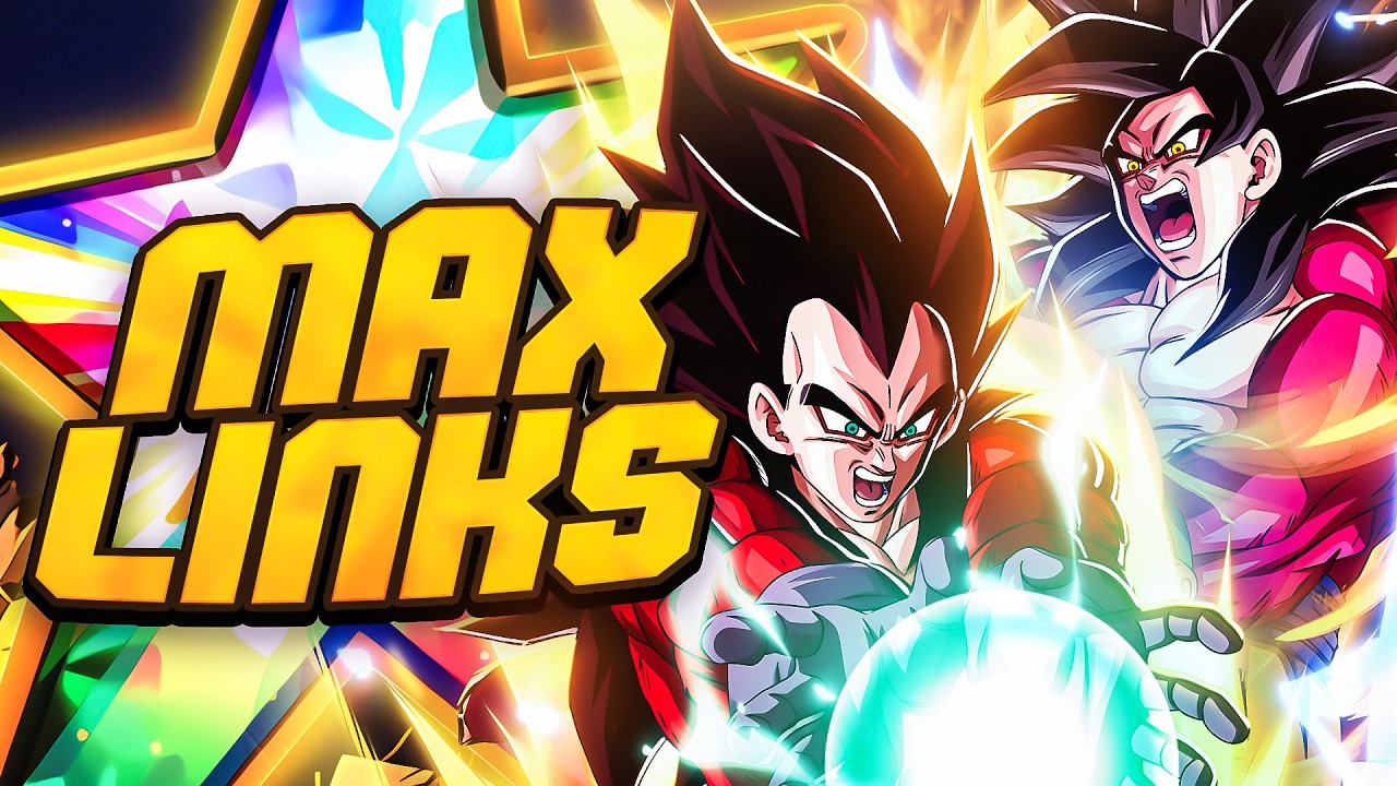 (Dokkan Battle) 100% MAX LINKS LR SSJ4 VEGETA + SSJ4 GOKU COMPLETE SHOWCASE!