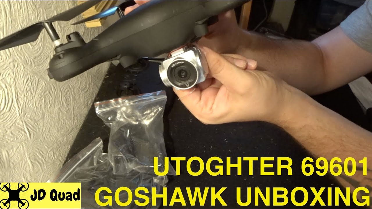 Видео распаковки дрона Utoghter 69701 Goshawk WiFi FPV