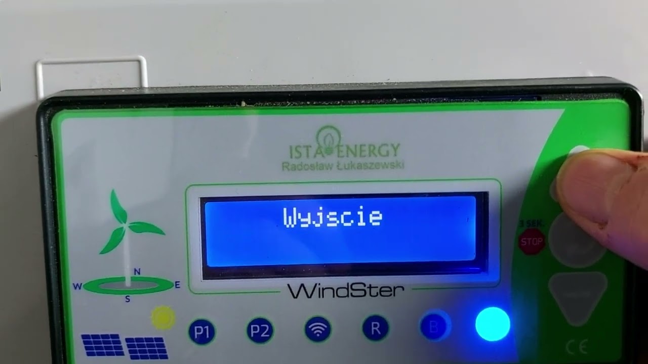 Turbina Ista Breeze 2kW 48V.  Produkcja z niedzieli I poniedziałku po 20 godzinach. 15-16 grudzień.
