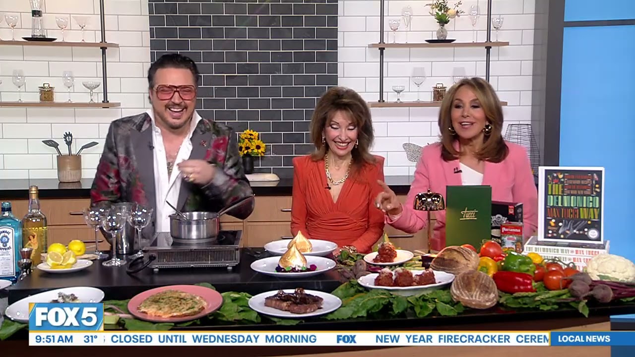 Max Tucci on Good Day New York with Rosanna Scotto & Susan Lucci - Presidents' Day!