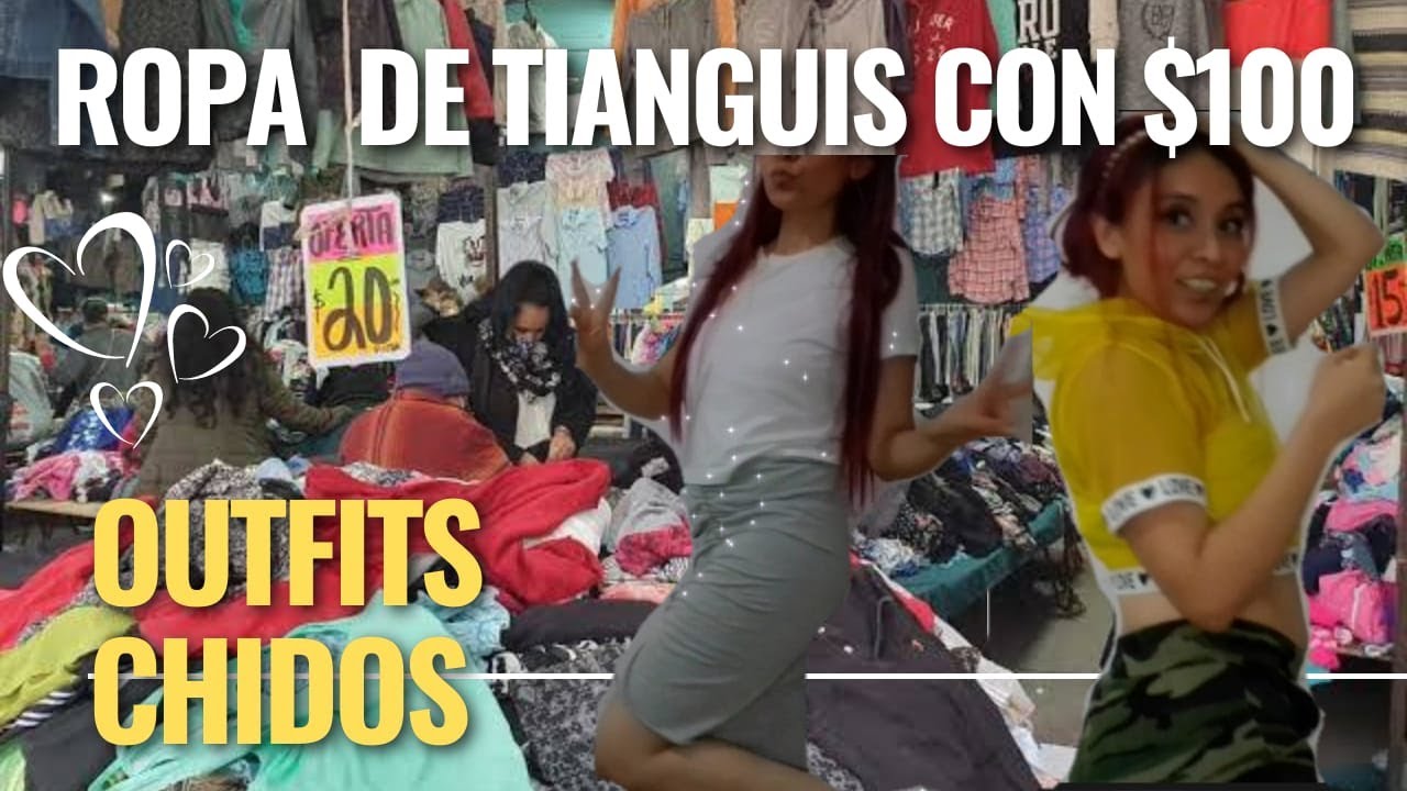 Ropa de tianguis/Outfits Chidos en el Tianguis $20 pesos | YSAVELLA|  #outfits2023 #ropadepaca