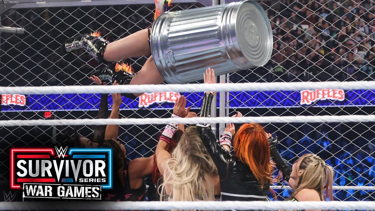 IYO SKY defies gravity with trash can jump from the cage: Survivor Series: WarGames 2023 highlights