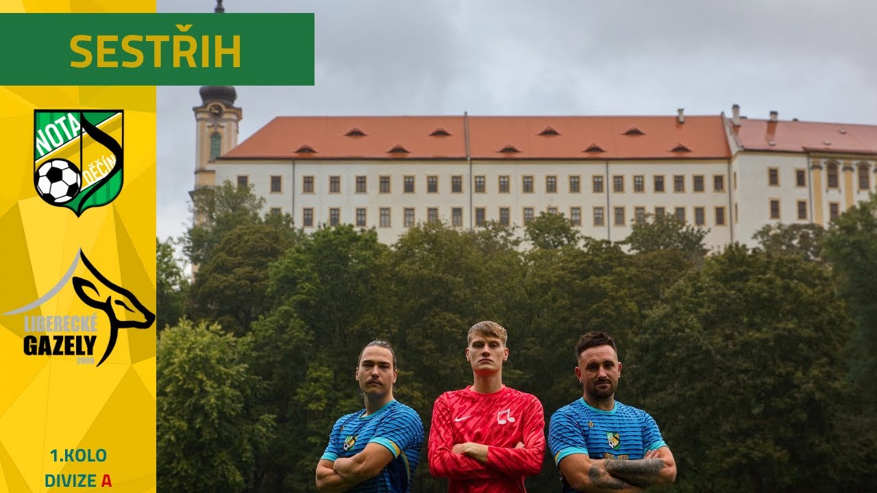 Děčín - NOTA 3-3 Liberecké Gazely | Sestřih utkání