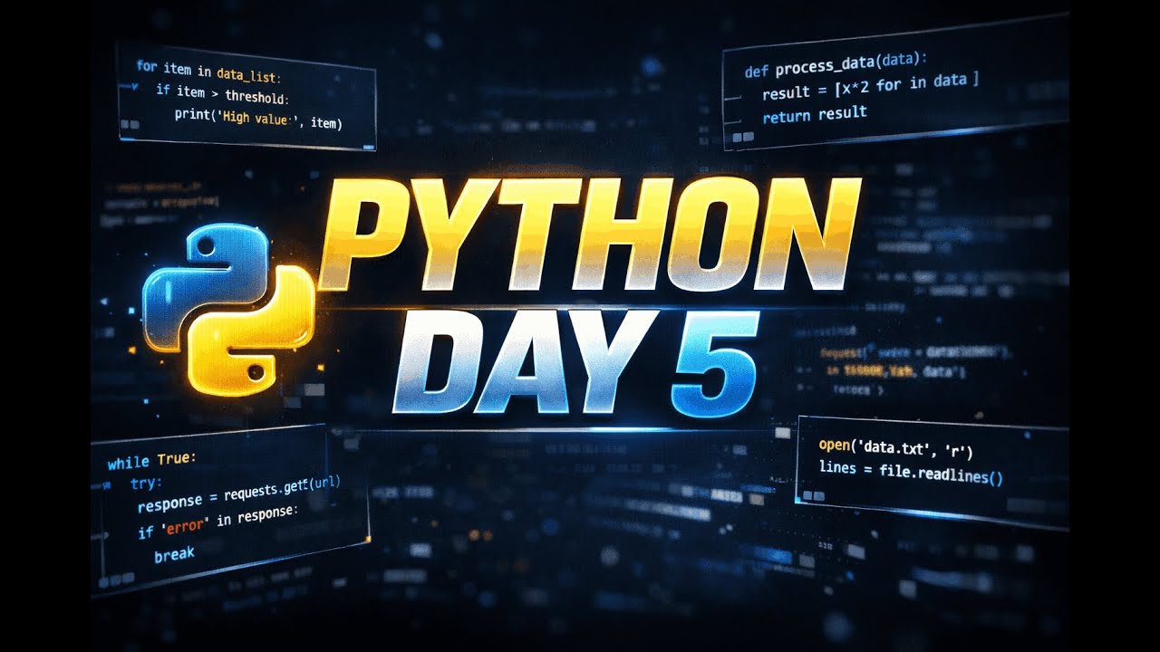 Python day 5