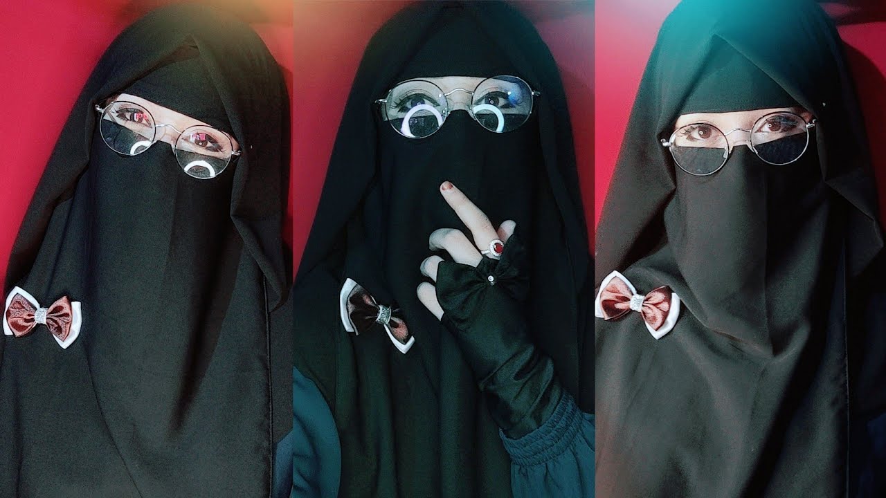 Shortcut Hijab tutorial with One part Niqab||niqab tutorial with 1 part niqab||QueeN ZannaT❤️