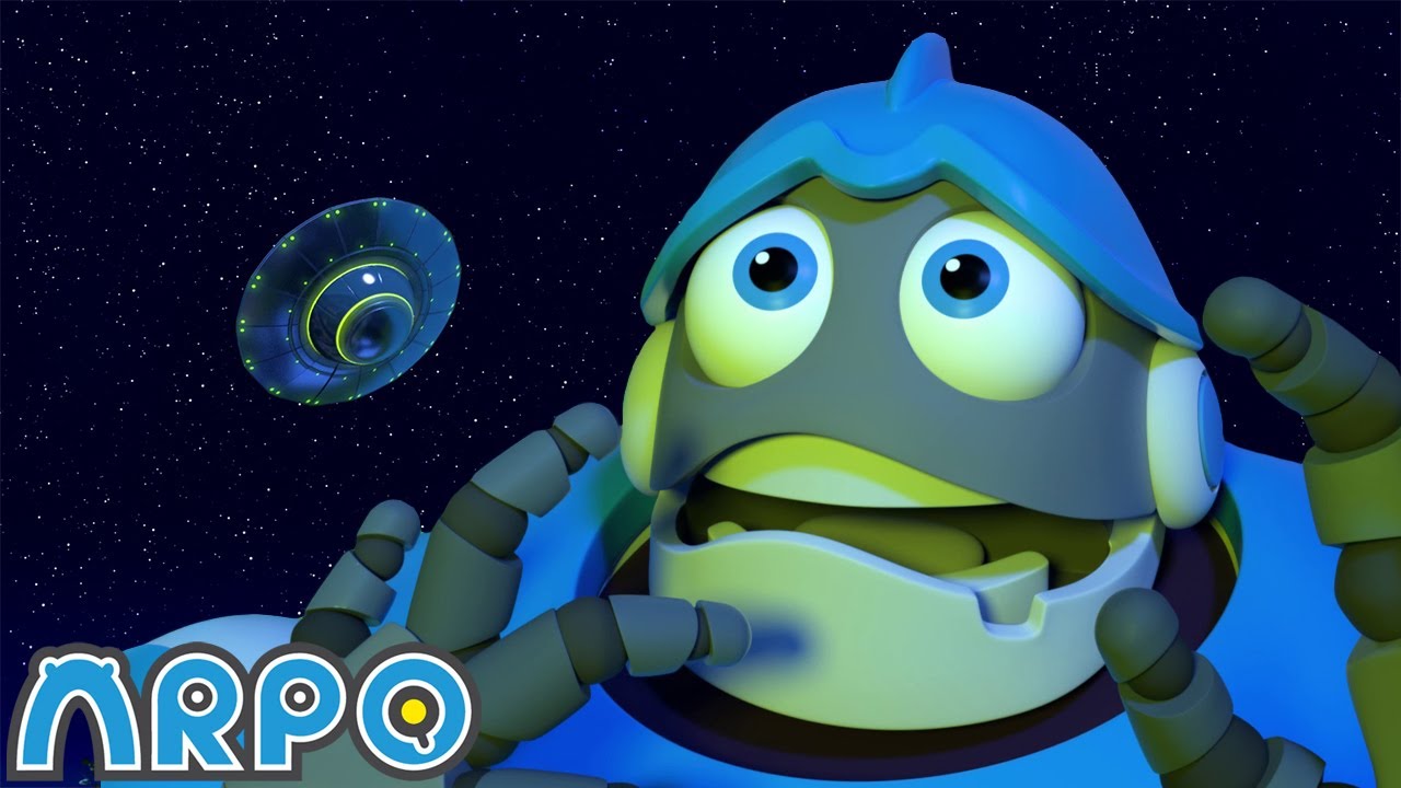 UFO Spotting! | ARPO The Robot | Robot Cartoons for Kids | Moonbug Kids