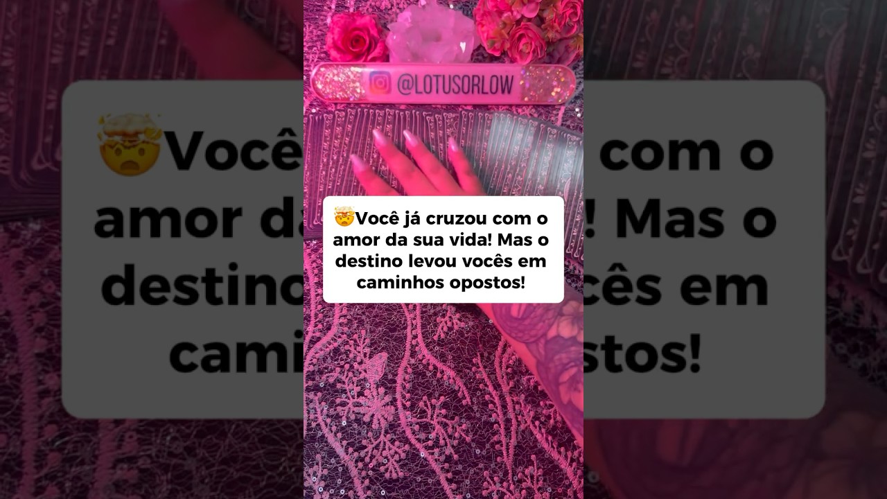❤️&zwj;🩹A pessoa certa, na hora errada! O destino vai reaproximar voc&ecirc;s! #tarotonline #tarotamor #casal