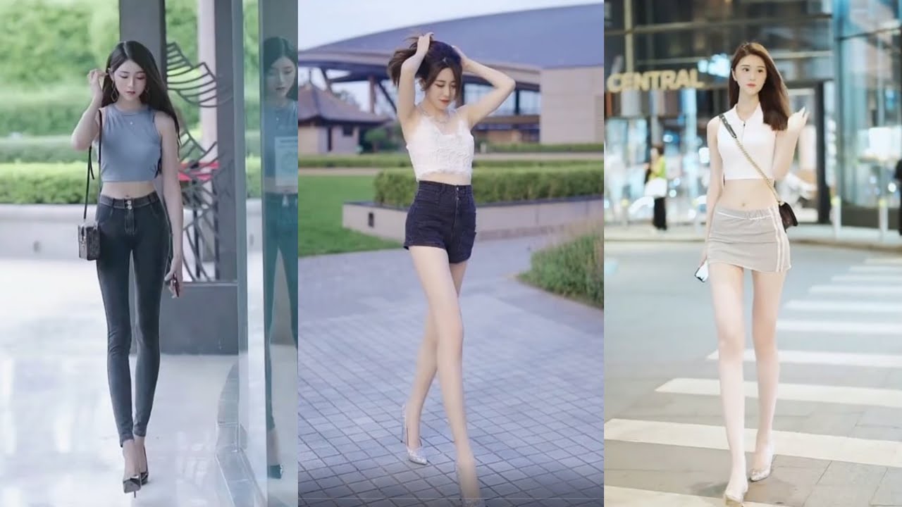 Asian Long Leg Girl/Fashion On The Street