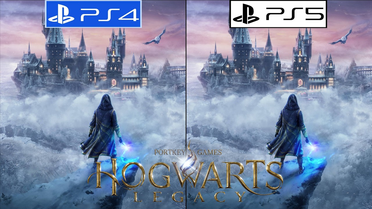 Hogwarts Legacy PS4 vs PS5 - Graphics Comparison - Framerate - Loading Times - 4k