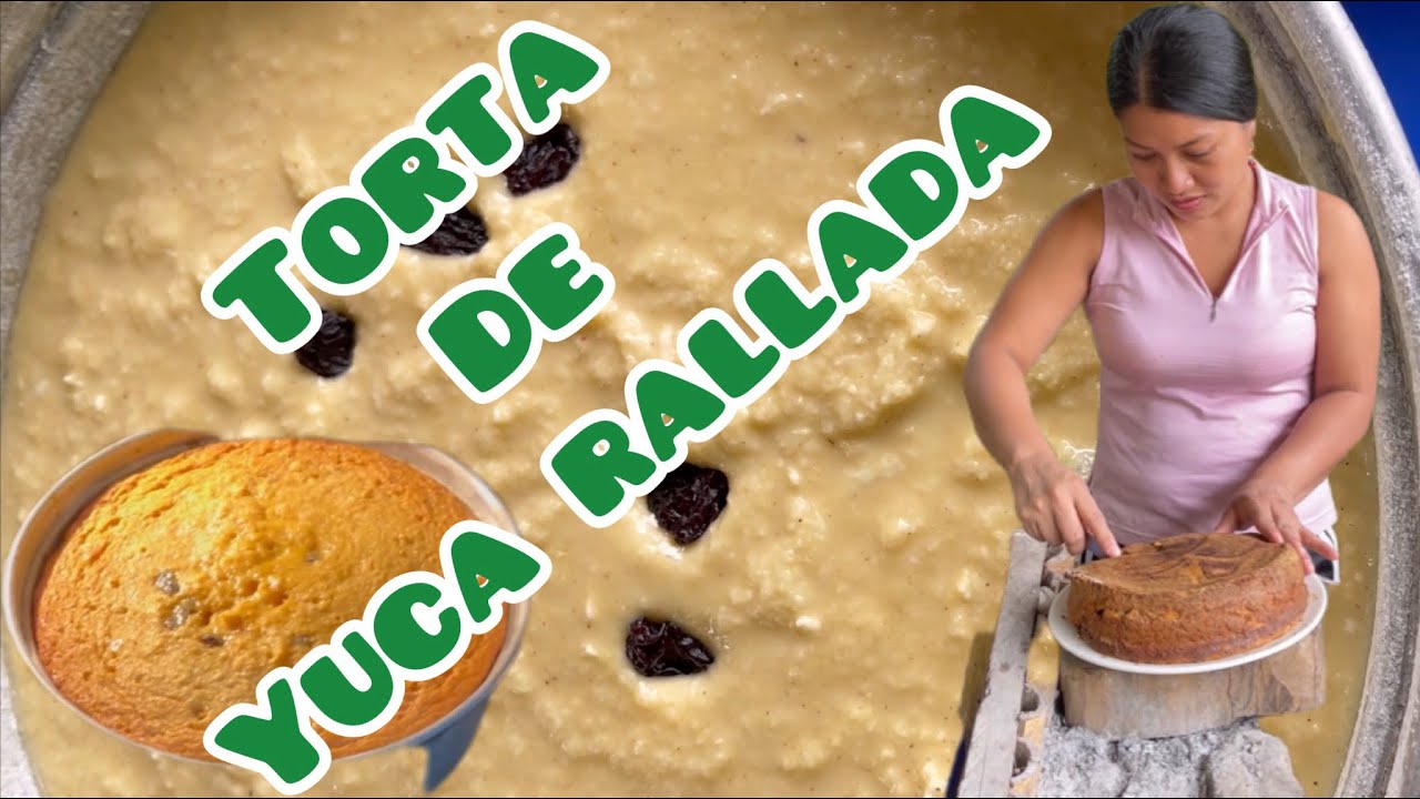 Torta de yuca rallada