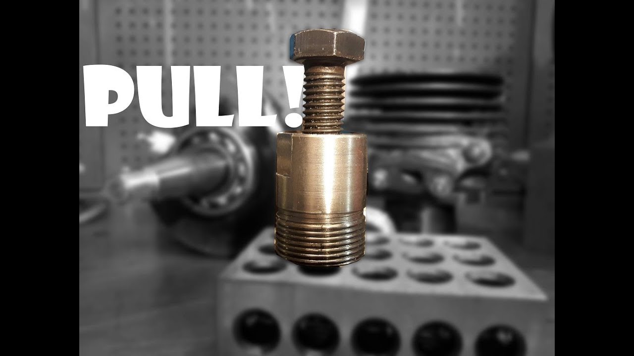 Moped Rebuild | Making a Flywheel puller on the Lathe