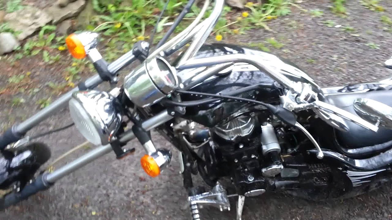 3/4 250cc mini chopper