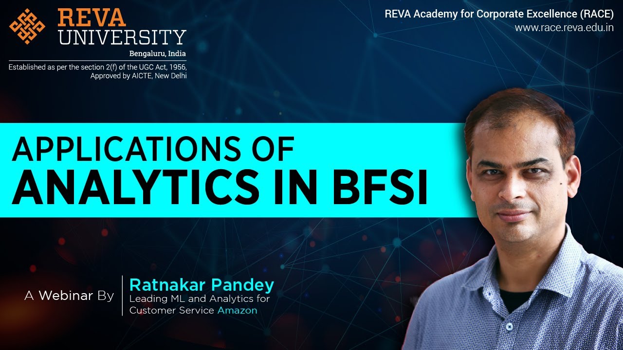 Applications of Analytics in BFSI | Info Seminar | RACE |REVA University