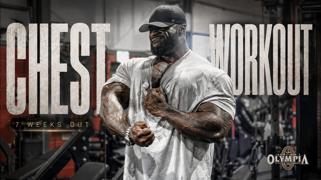Chest & calves workout 7 weeks out from Mr Olympia 2026 | Samson Dauda